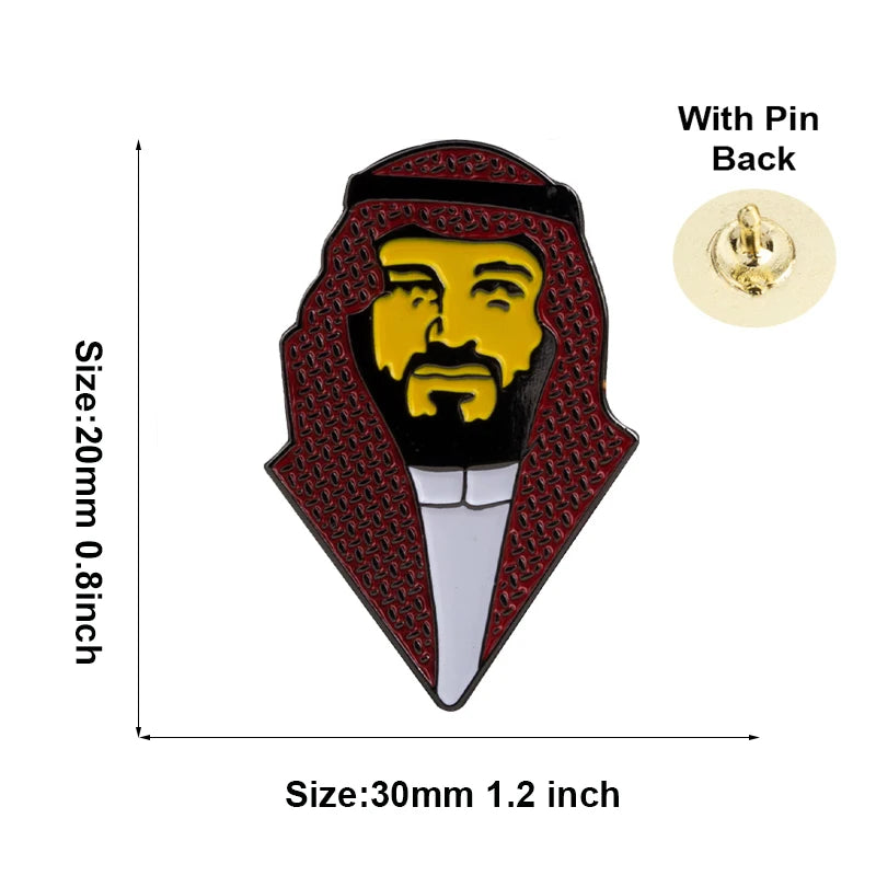 🇸🇦 دبوس علم المملكة العربية السعودية - بروش معدني راقي 🇸🇦