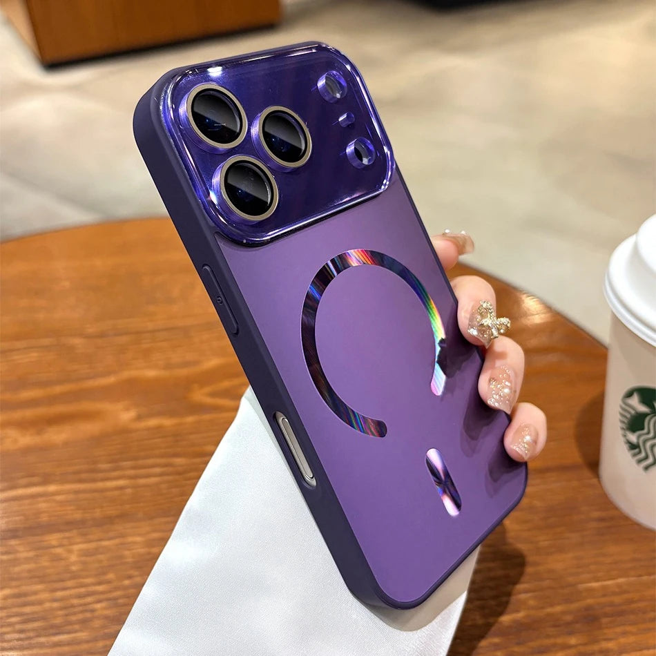 💜💖📱 جراب ايفون 17 فاخر . لمعة . حماية للعدسات . ✨