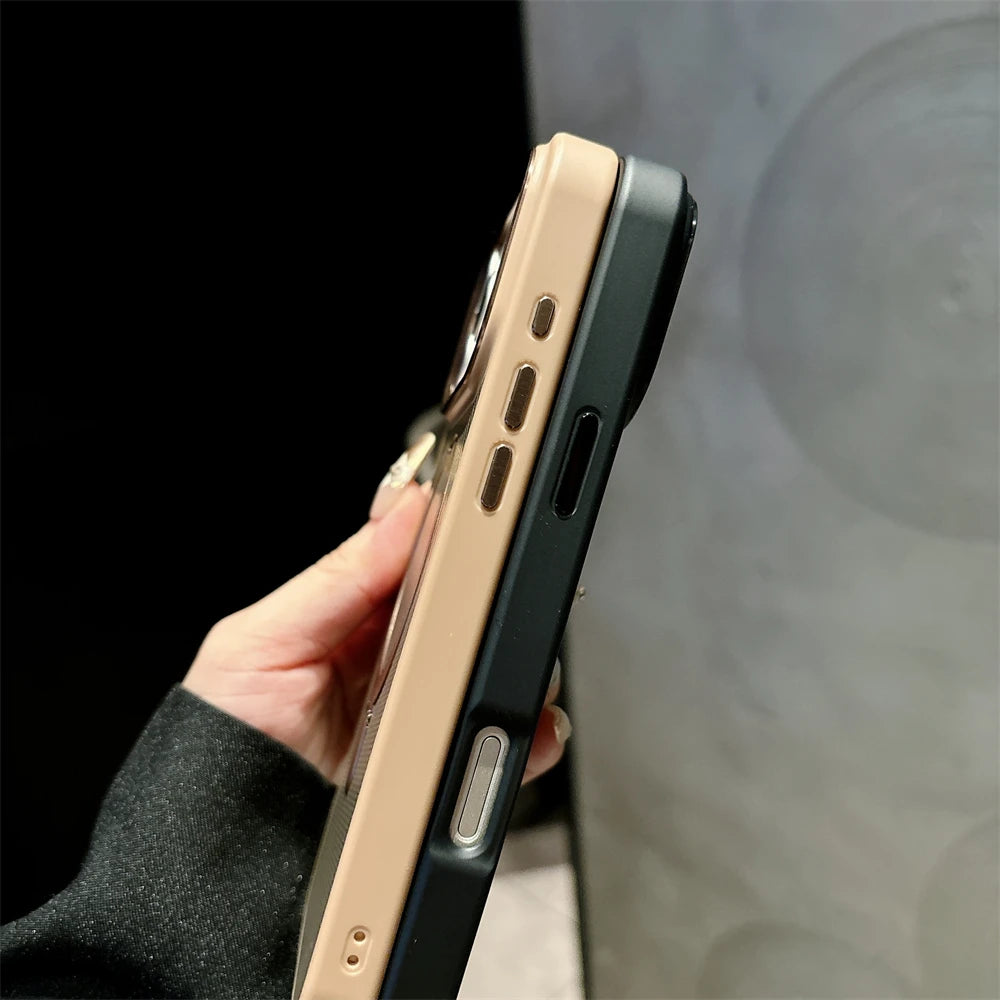 📱 **جراب آيفون المدرع بنسيج ألياف الكربون مع حامل مغناطيسي مدمج** ⚙️