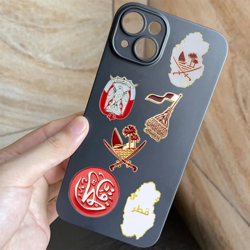 Saudi Arabia Mobile Phone 3M Sticker Badge Metal Pin Broooches Pins
