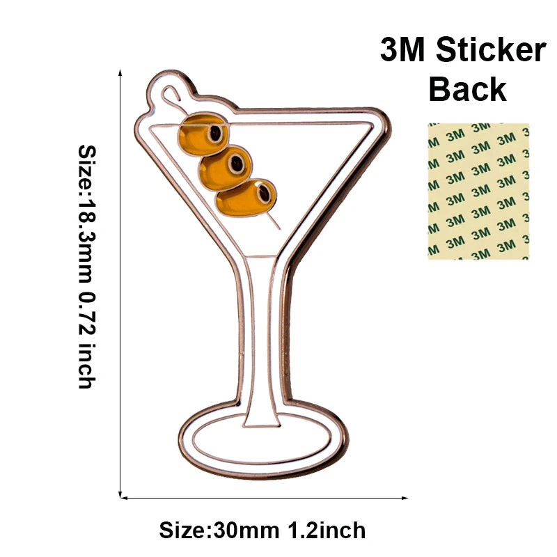 Saudi Arabia Mobile Phone 3M Sticker Badge Metal Pin Broooches Pins