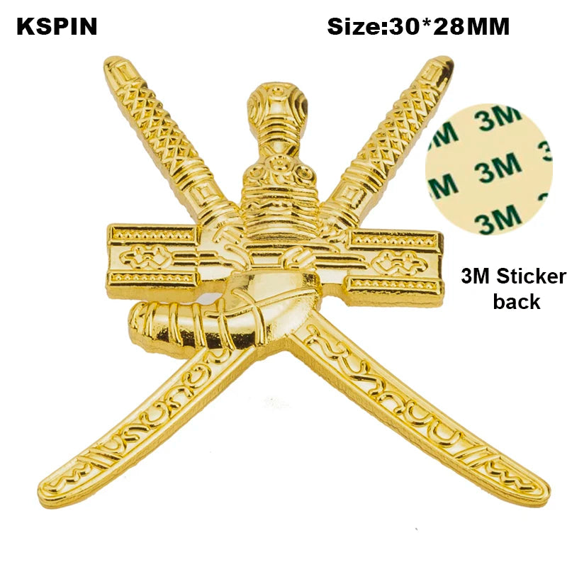 Saudi Arabia Mobile Phone 3M Sticker Badge Metal Pin Broooches Pins