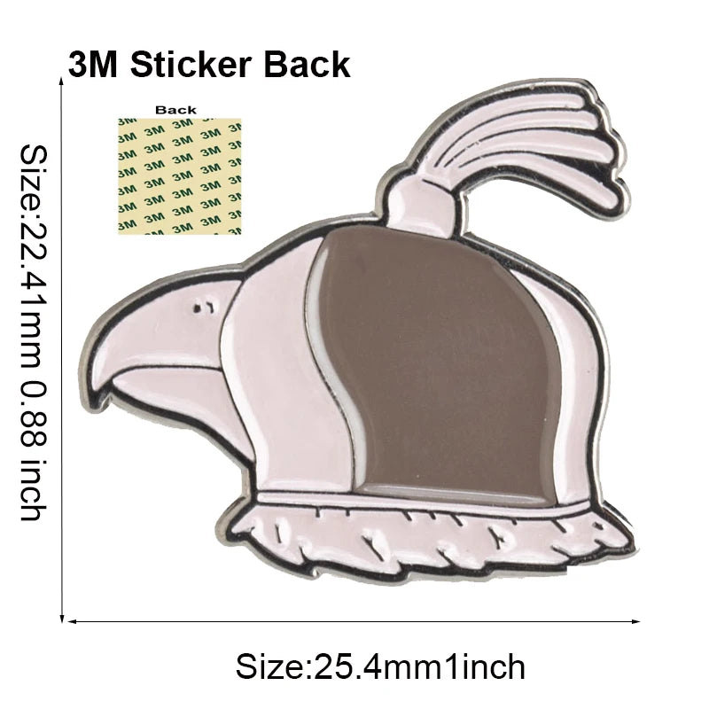 Saudi Arabia Mobile Phone 3M Sticker Badge Metal Pin Broooches Pins