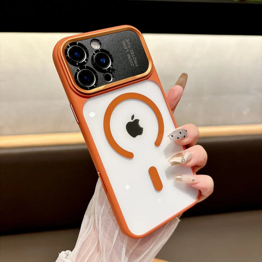 📱 **جراب آيفون المغناطيسي الشفاف الفاخر - تحويل فوري لشكل هاتفك!** ✨