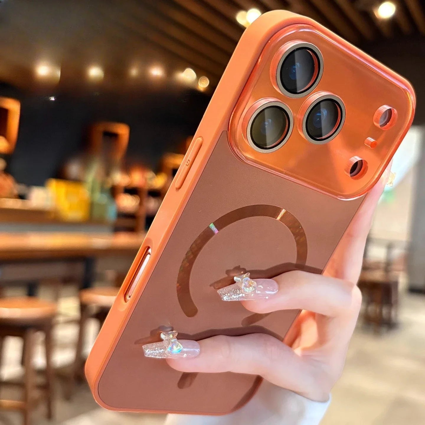💜💖📱 جراب ايفون 17 فاخر . لمعة . حماية للعدسات . ✨