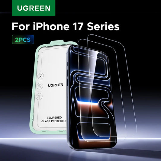 UGREEN .  حماية لشاشة الجوال 17 جميع الموديلات .